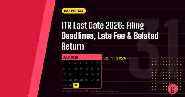ITR Last Date 2026: Filing Deadlines, Late Fee Penalty, Belated Return and What Happens If You Miss It